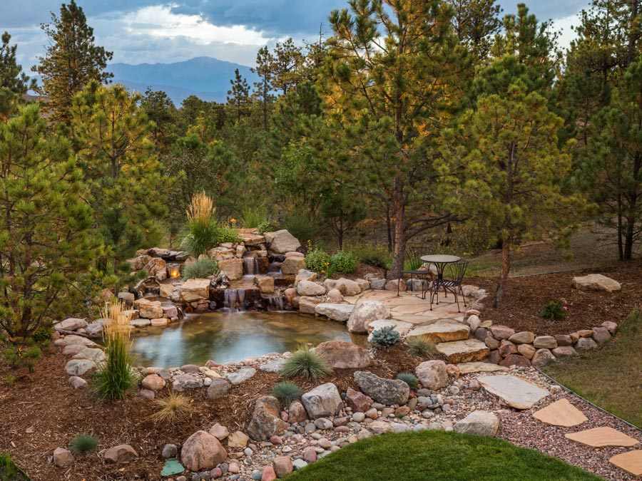 Rock and gravel supply yard showcasing different landscaping materials in Ogden, UT.